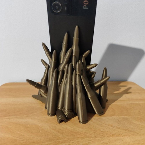 Bullets Phone Stand 3D printed, new