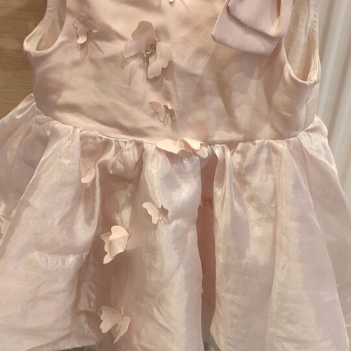 Girls' dress pink confetti like new for ages 4-5