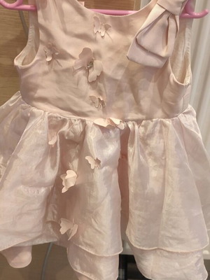 Girls' dress pink confetti like new for ages 4-5
