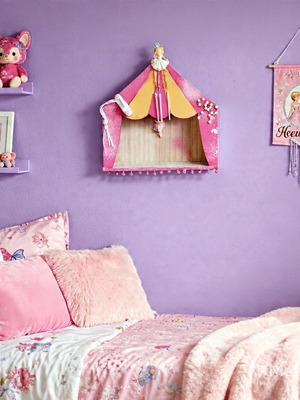 Theater Shelf for Ballerina MDF Wood New
