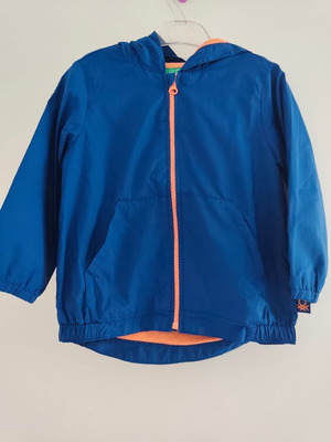Benetton jacket for boy 2-3 years like new, blue and orange