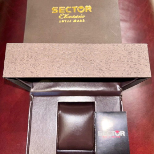 Sector Classic watch case like new with box and booklet