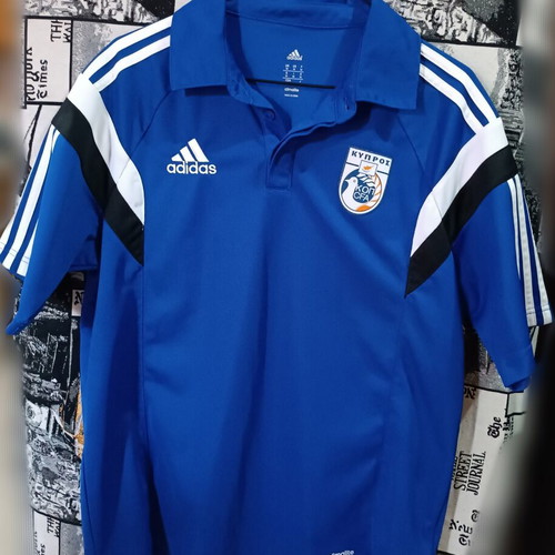 Cyprus Football Shirt used, size M, blue