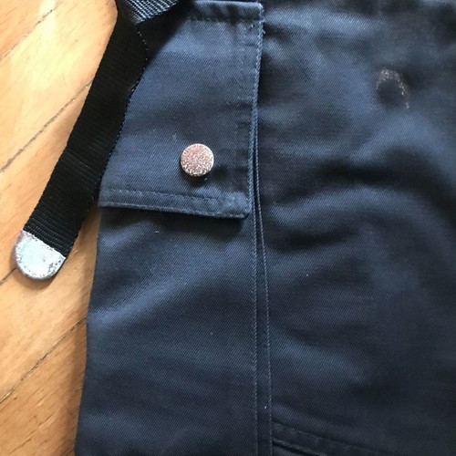 Black men's pants with pockets used, size M, rock metal style