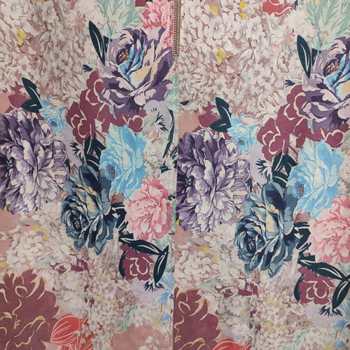 Floral dress used in rotten apple color by Sweet Miss