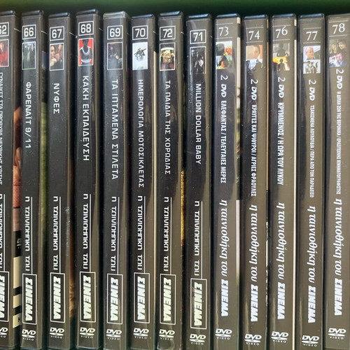 DVDs cinema movies like new with subtitles