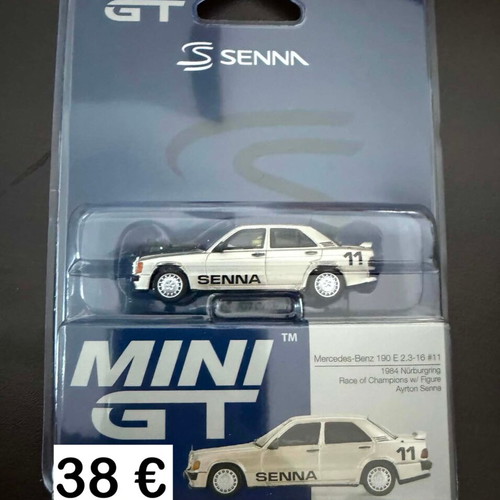 Mini GT 1:64 Mercedes-Benz 190E 2.3-16 #11 Ayrton Senna Edition new