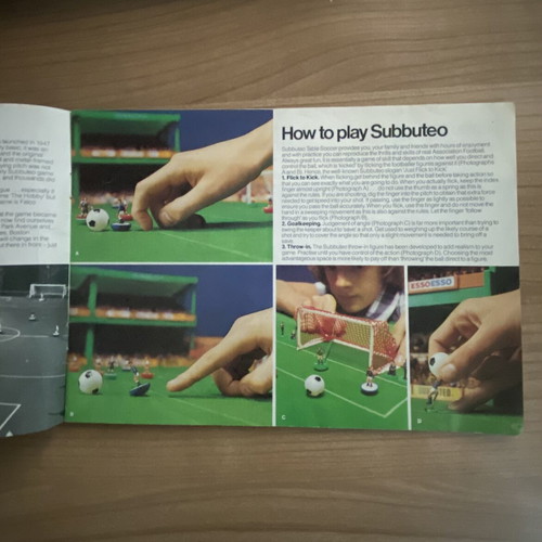 Subbuteo vintage catalogue team book since 1978