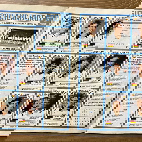 Άλμπουμ ESPANA 82 μεταχειρισμένο, 100% συμπληρωμένο