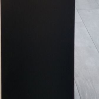 Wall shelves set of 3, black, 1.10x0.25x0.05 m