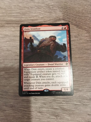 Magic the Gathering κάρτα Dáin Ironfoot