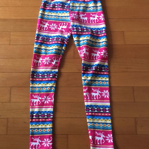 Leggings used with Christmas print for age 14-16