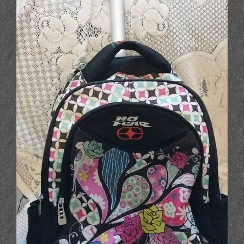 No Fear school bag used with three large compartments