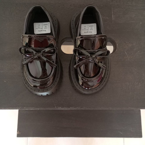 Children's shoes size 21, black ballerinas, new