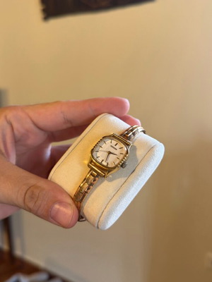Citizen ladies watch refurbished, white and gold