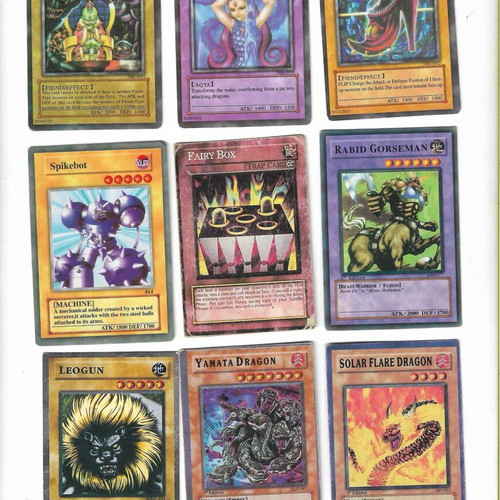 Yu Gi Oh! card pack of 84 used cards