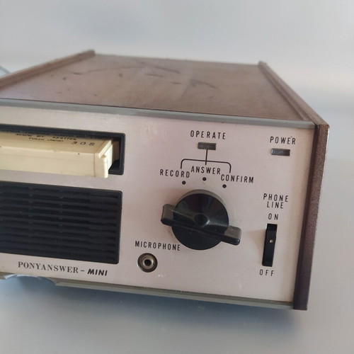 Pony cassette answering machine used