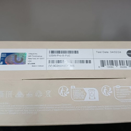 Ubiquiti UniFi Switch Pro 8 PoE new, sealed packaging