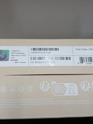 Ubiquiti UniFi Switch Pro 8 PoE καινούργιο, κλειστή συσκευασία