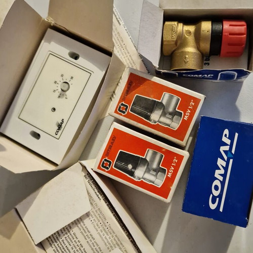Comap heating and plumbing parts set new, 6 pieces