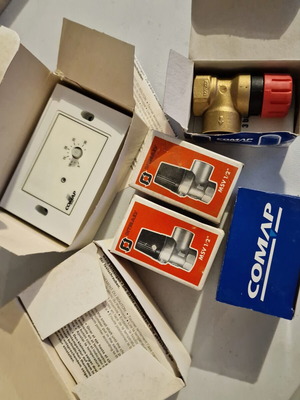 Comap heating and plumbing parts set new, 6 pieces