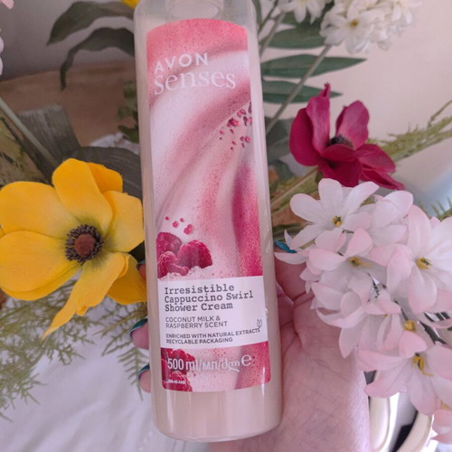 Avon Senses Irresistible Frappuccino Swirl creamy body shower gel new 500ml