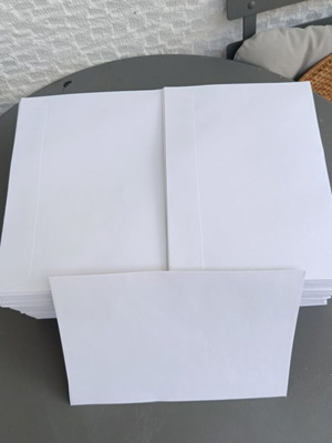 Envelope pack 500+ with horizontal and triangle flaps