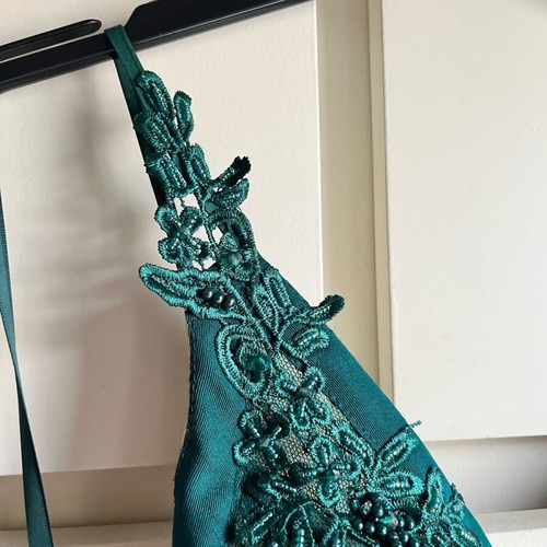 Farmaki dress like new, green evening, size S