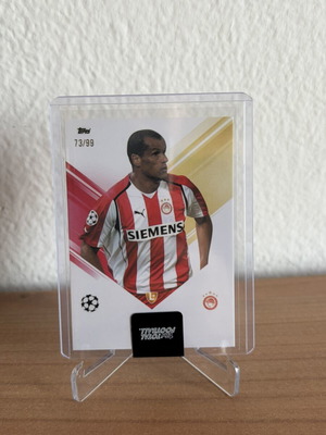 Rivaldo Olympiacos FC Topps Total Football 2026 card limited 73/99