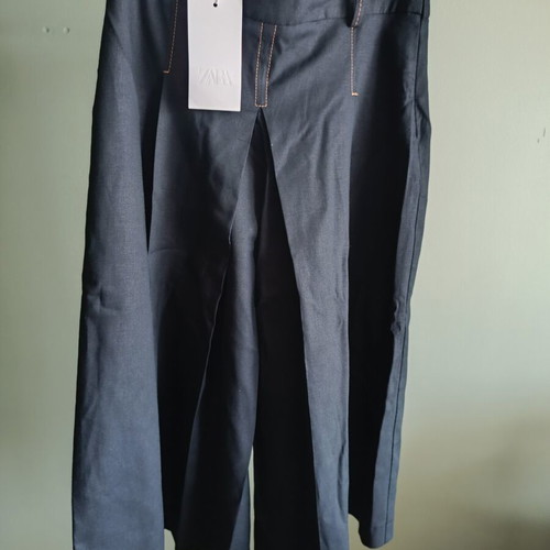 Zara Culotte Pants new, navy blue, size S