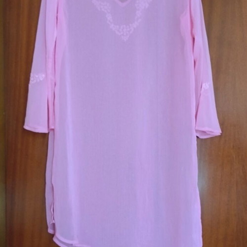 Aqua Mare pink tunic size M new with embroidery