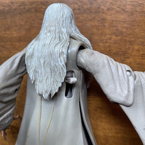 Saruman figure from The Lord of the Rings Marvel Ent 2001 used