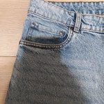Men's denim shorts like new, size S, turquoise