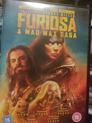 Furiosa Mad Max Saga DVD like new, English subtitles