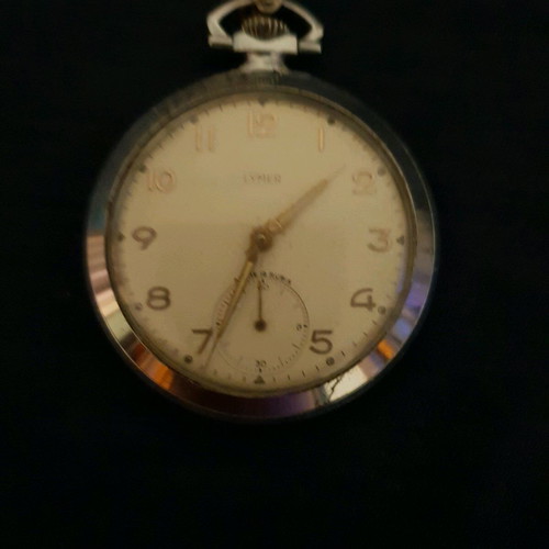 Lymer pocket watch used, functional, vintage