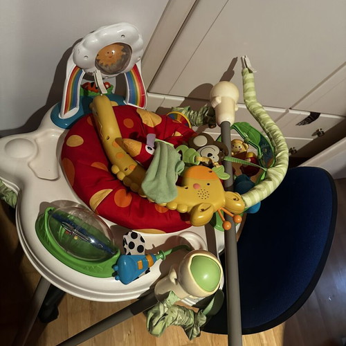 Jumberoo trampoline used baby toy