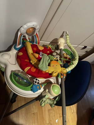 Jumberoo trampoline used baby toy