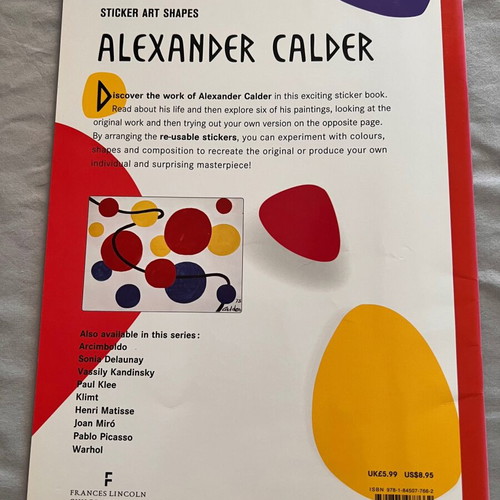 Two art books for children Matisse and Calder used