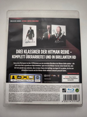Hitman HD Trilogy PS3 game, very good condition