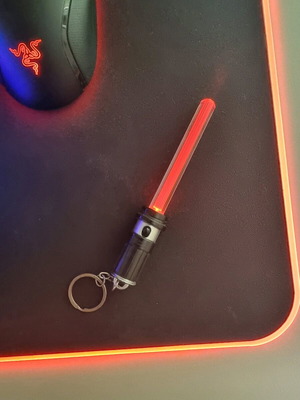 Lightsaber keychain like new