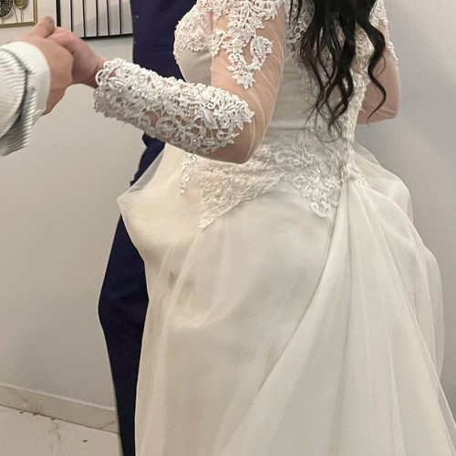 Cosmobella Milano wedding dress by Demetrios, size Medium