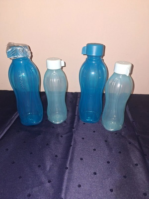Tupperware set new with 1 bottle 750ml and 1 bottle 500ml