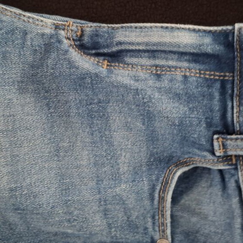 Benetton girls' blue jeans like new, size 10-11 years