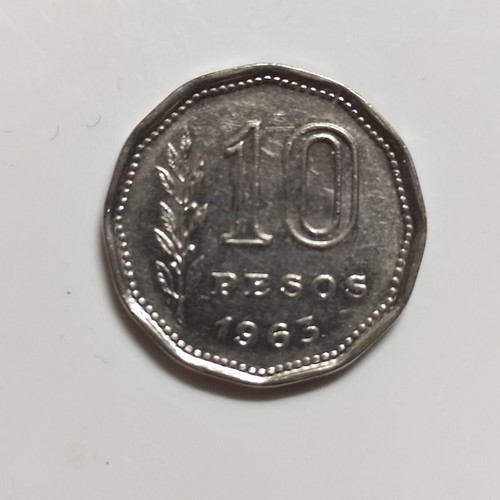 Argentina 10 Pesos 1963 νόμισμα μεταχειρισμένο