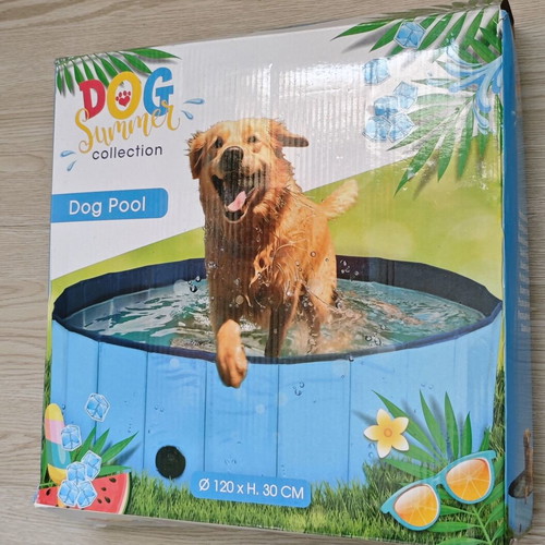 Dog Summer Collection Foldable Pet Pool 120x30 cm, new