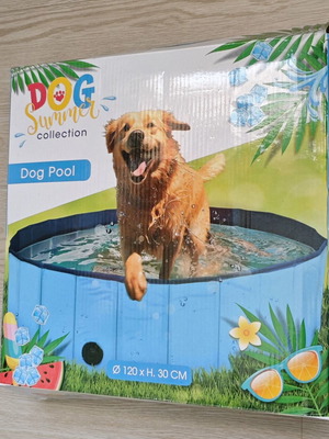 Dog Summer Collection Foldable Pet Pool 120x30 cm, new