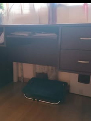 Handmade desk and bookshelf like new