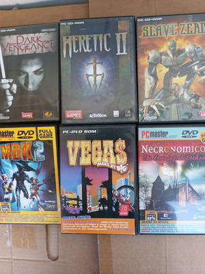 PC CD-ROM video games like new, pack of 6
