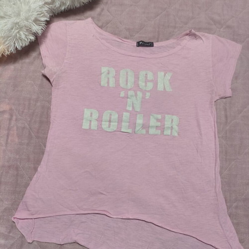 Blouse pink short-sleeved, like new, size M