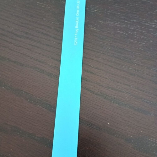 Children's soft plastic bracelet blue with mask design like new